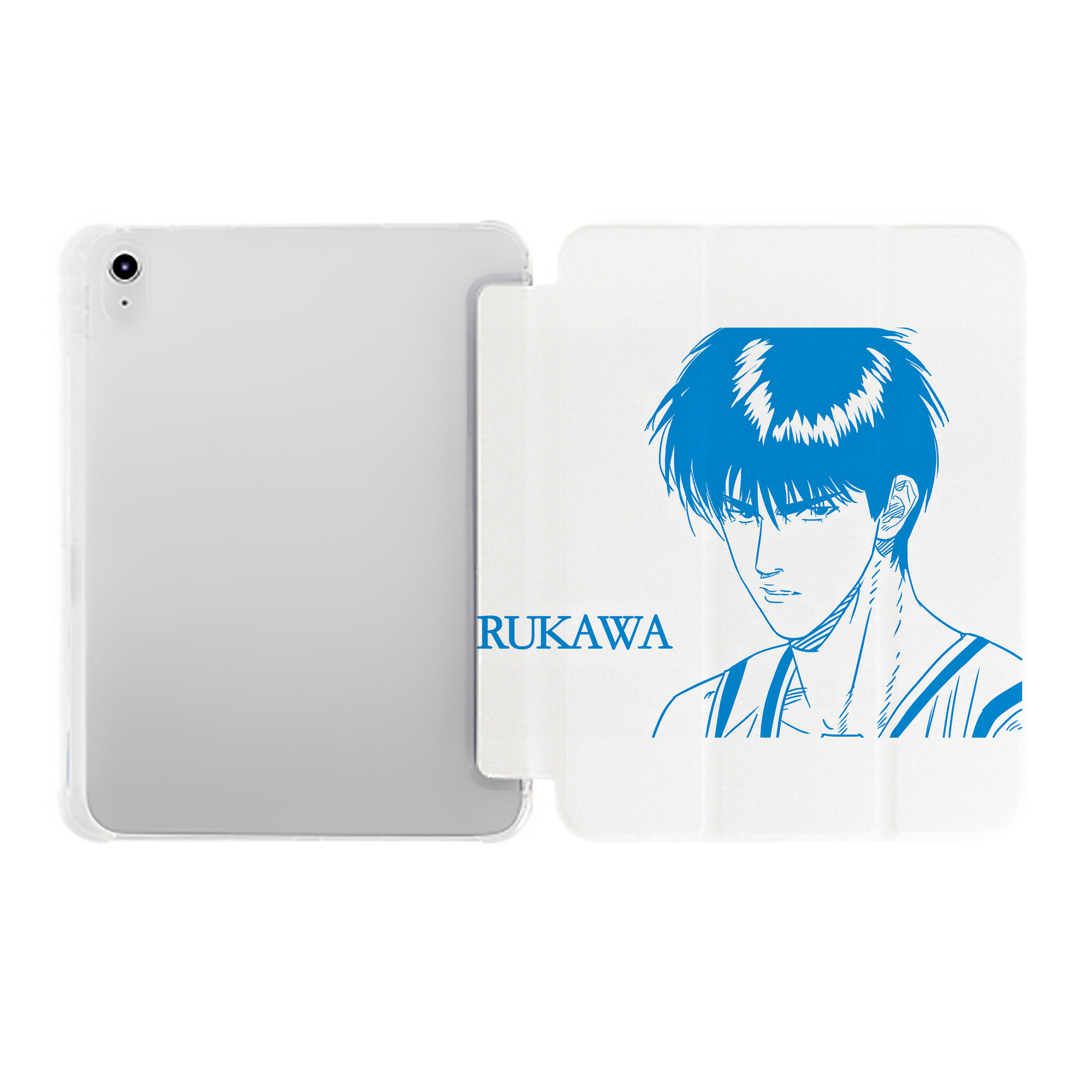 （画像用） SLAM DUNK／スラムダンク IPad ケース ペン収納付き 三つ折りスタンド PUレザー×シリコン 対応機種9.5/10.5/10.9インチ